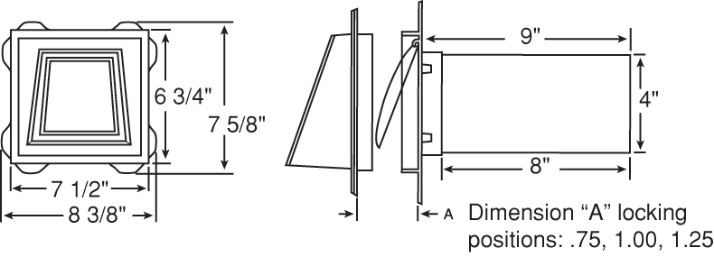 Builders Edge Animal Guard For 4" Hooded Vents - Paintable Vent Cover To Keep Critters Out
