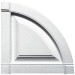 Quarter Round Arch Top - Raised Panel 14¾